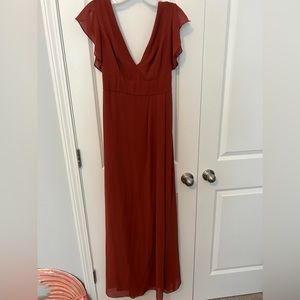 David’s Bridal A-Line Bridesmaid Dress